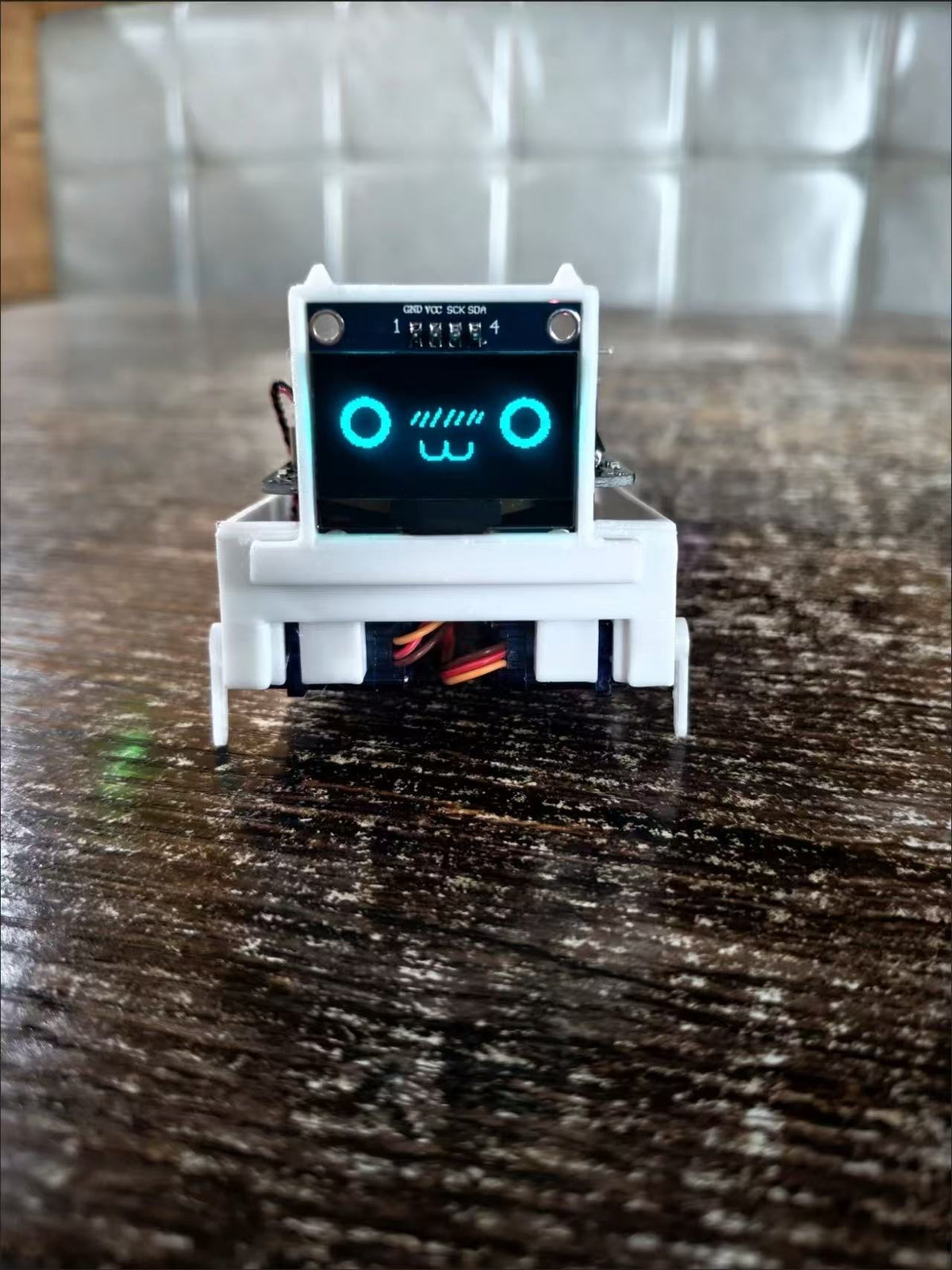 曼波哈基米機器狗 桌面解壓智慧電子寵物 聲控語音動作DIY成品