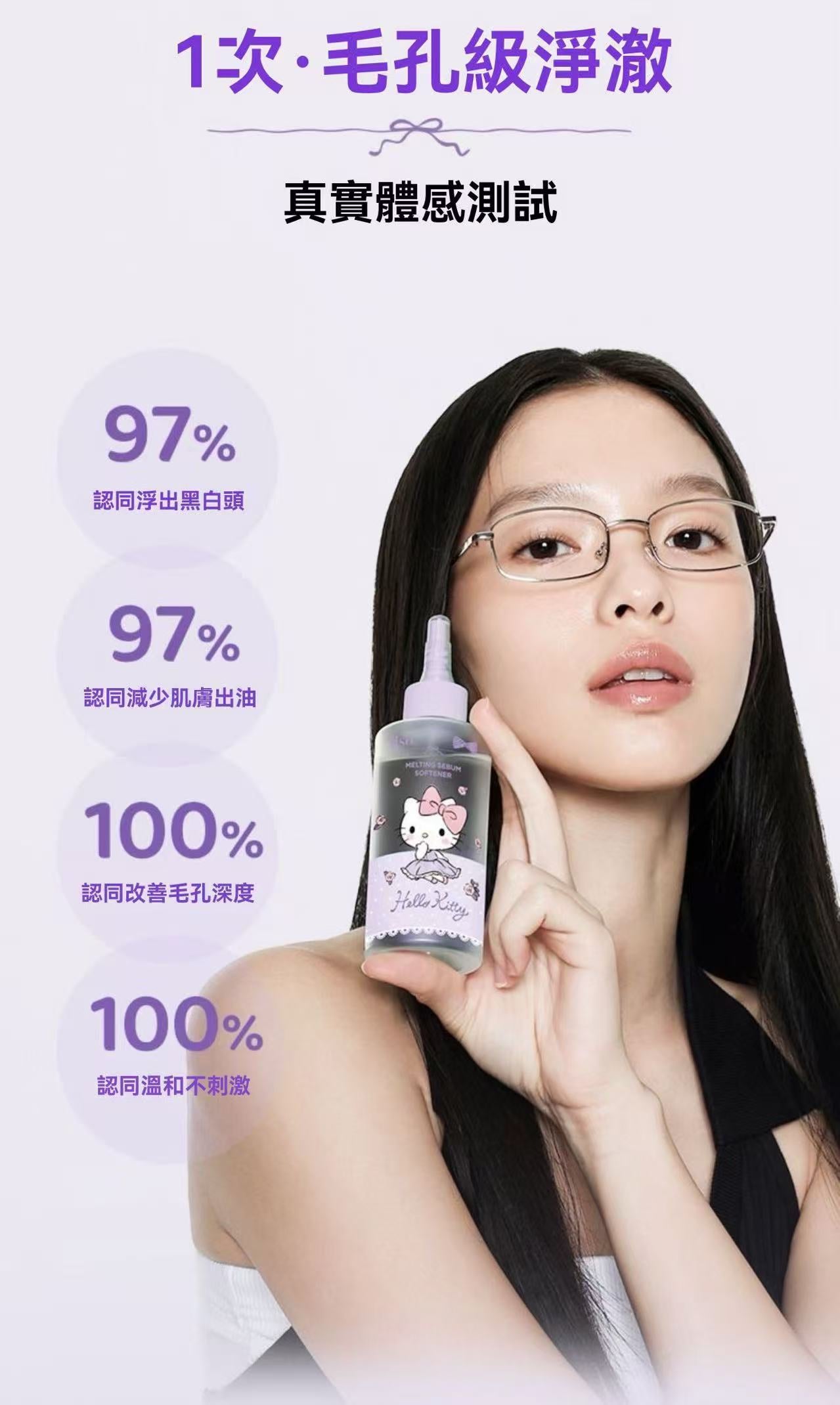 ilso × Hello Kitty 聯名黑頭導出套組