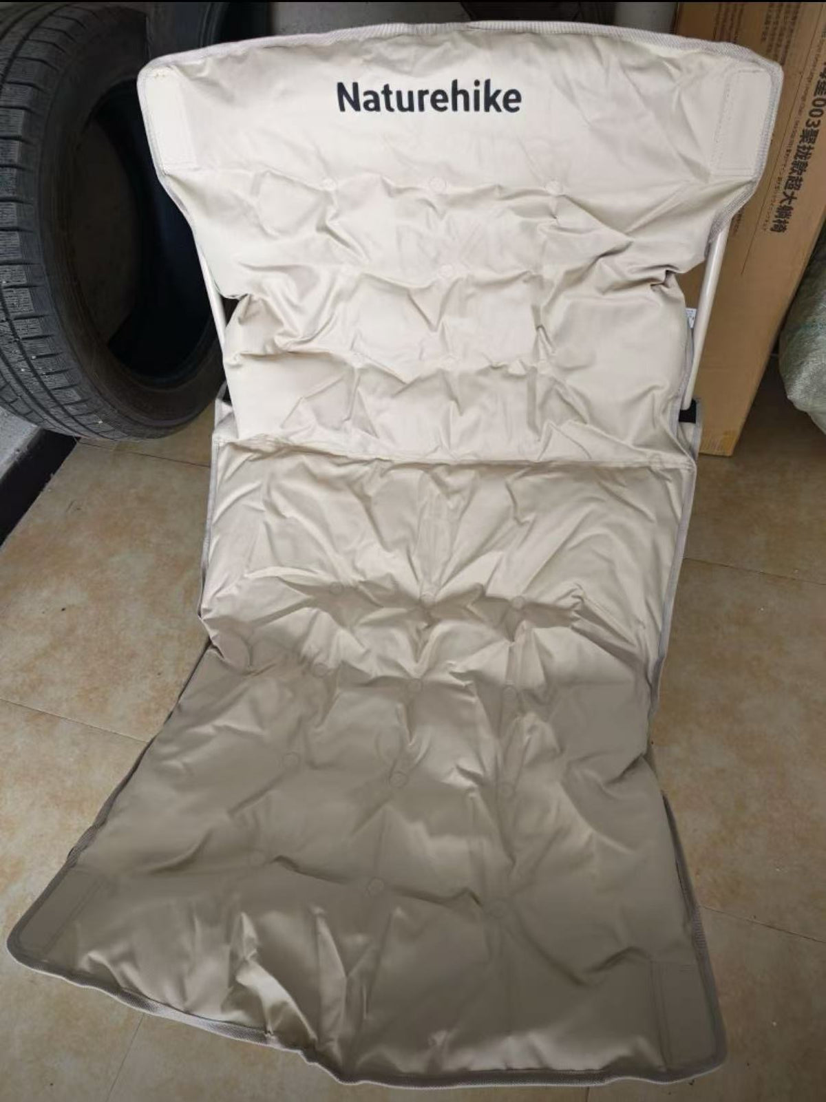 Starfish 003 Collapsible Oversized Recliner Camping Moon Chair with Four Reclining Positions