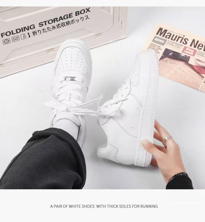 New High-End 7/8CM Invisible Internal Elevated Fashion Shoes