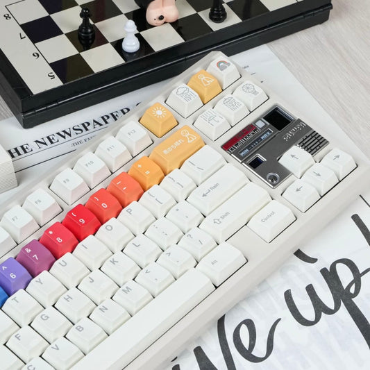PBT Keycaps Rain After Theme Dye-Sublimated Keycaps