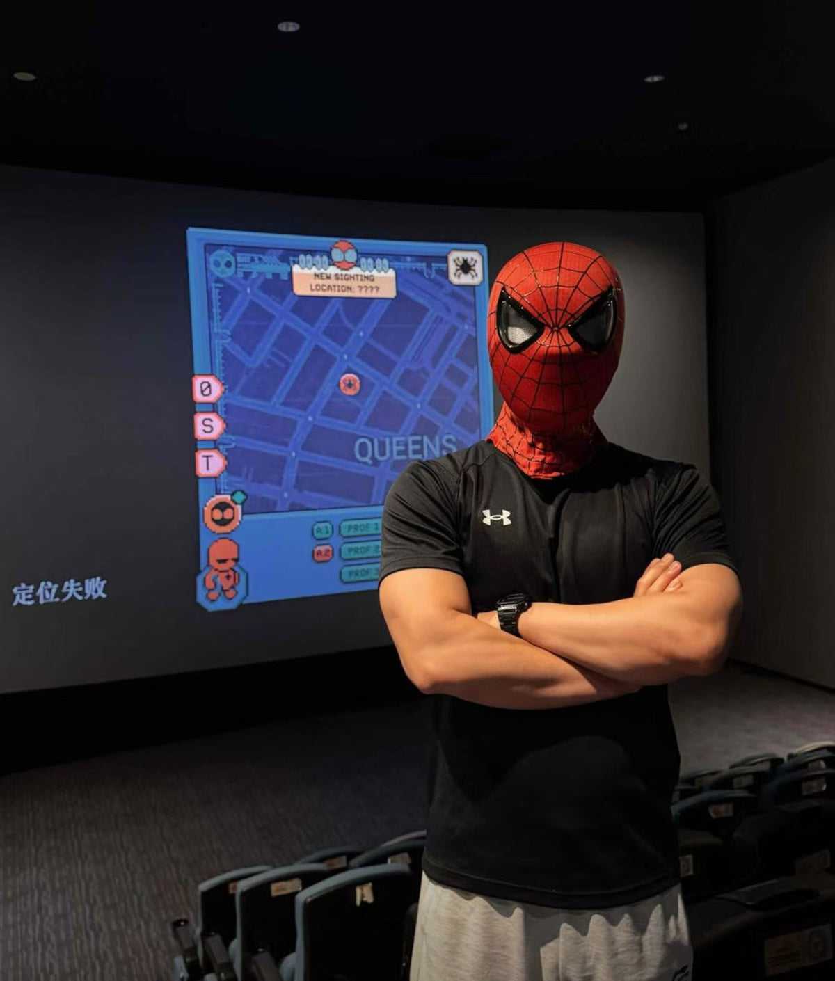 Electric Super Hero Spider-Man Mask