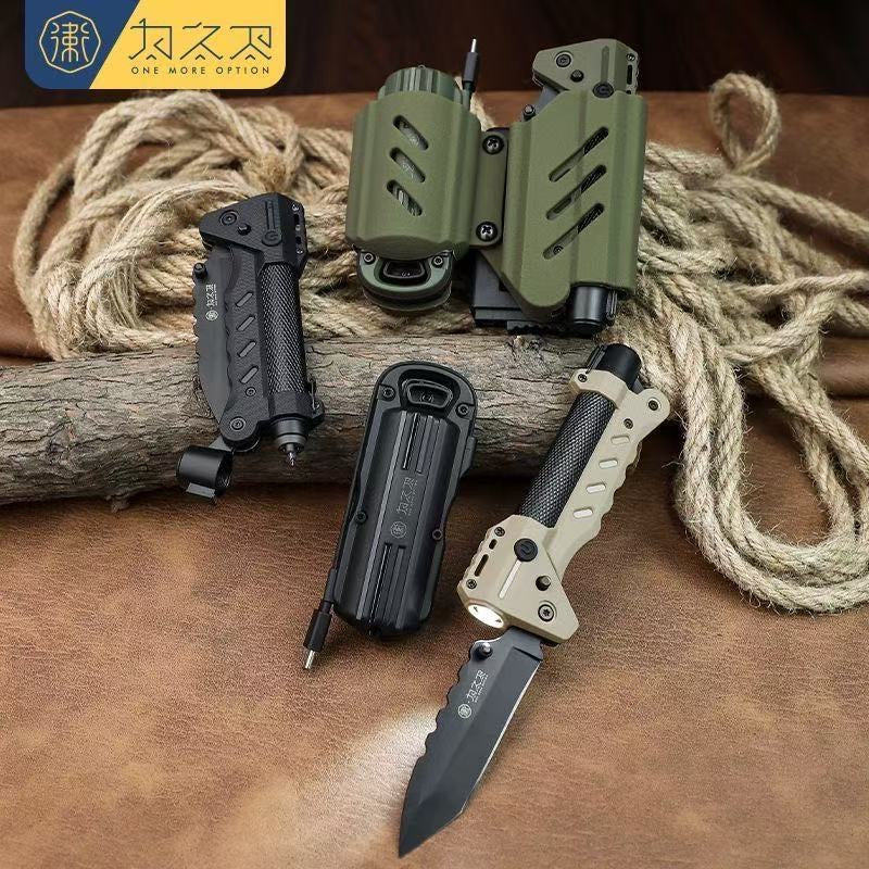為之衛燧光者戶外多功能折疊刀