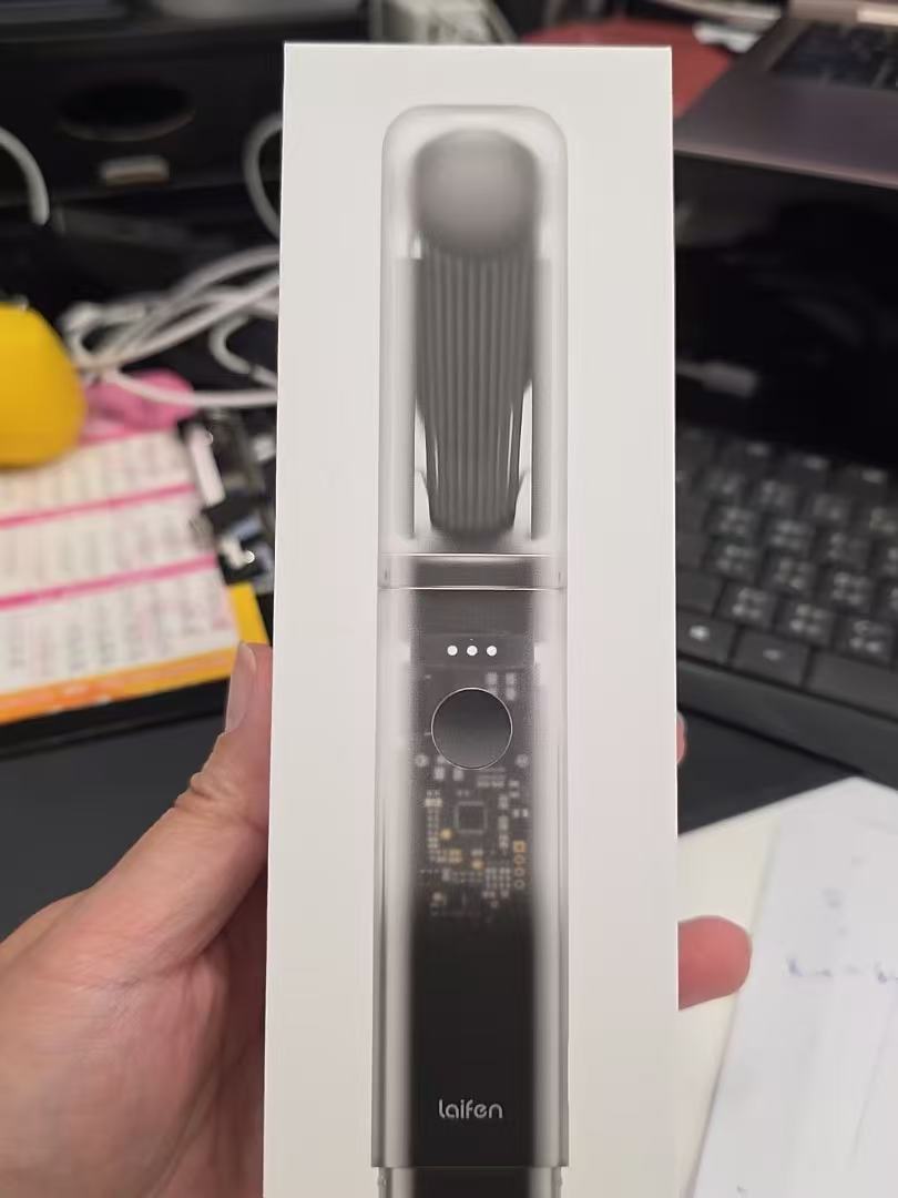 新款！折疊小風扇 AirFold 自然寬域大風 可拆卸軟膠包裹透明探索版