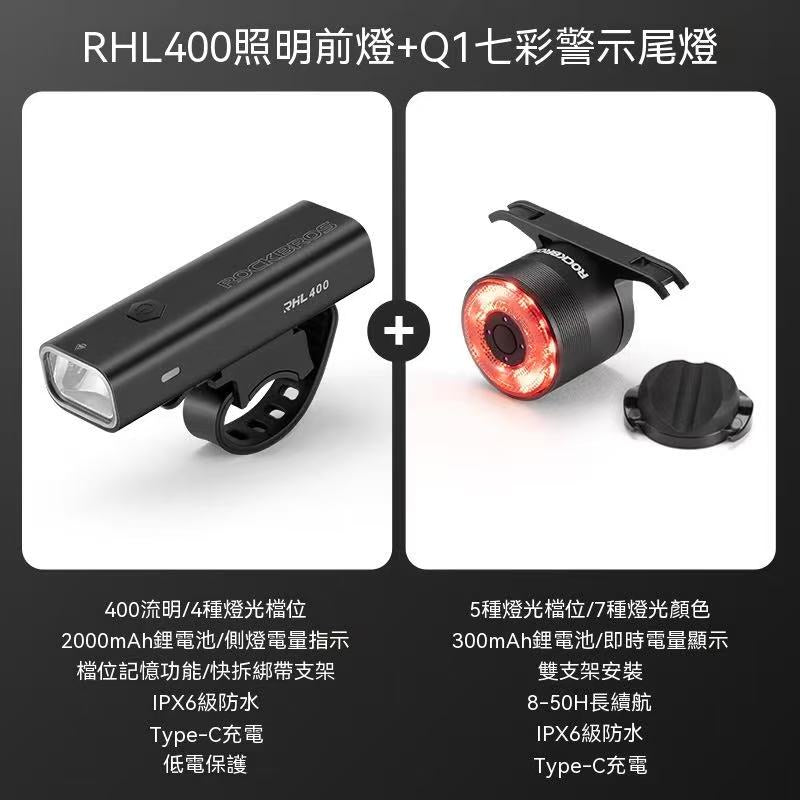 自行車燈夜騎強光手電筒防雨水地公路車前燈