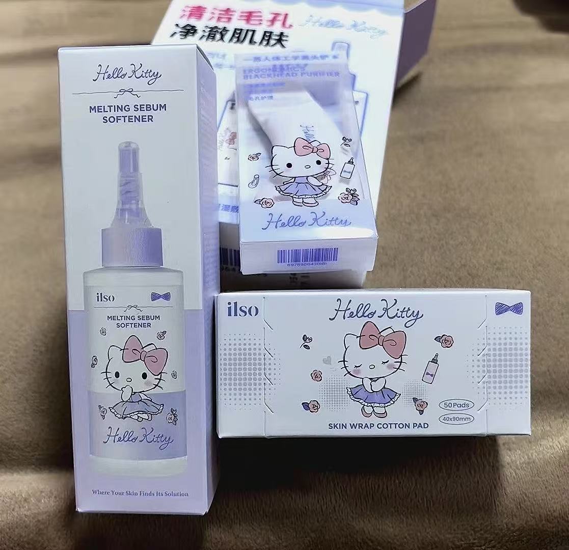 ilso × Hello Kitty 聯名黑頭導出套組