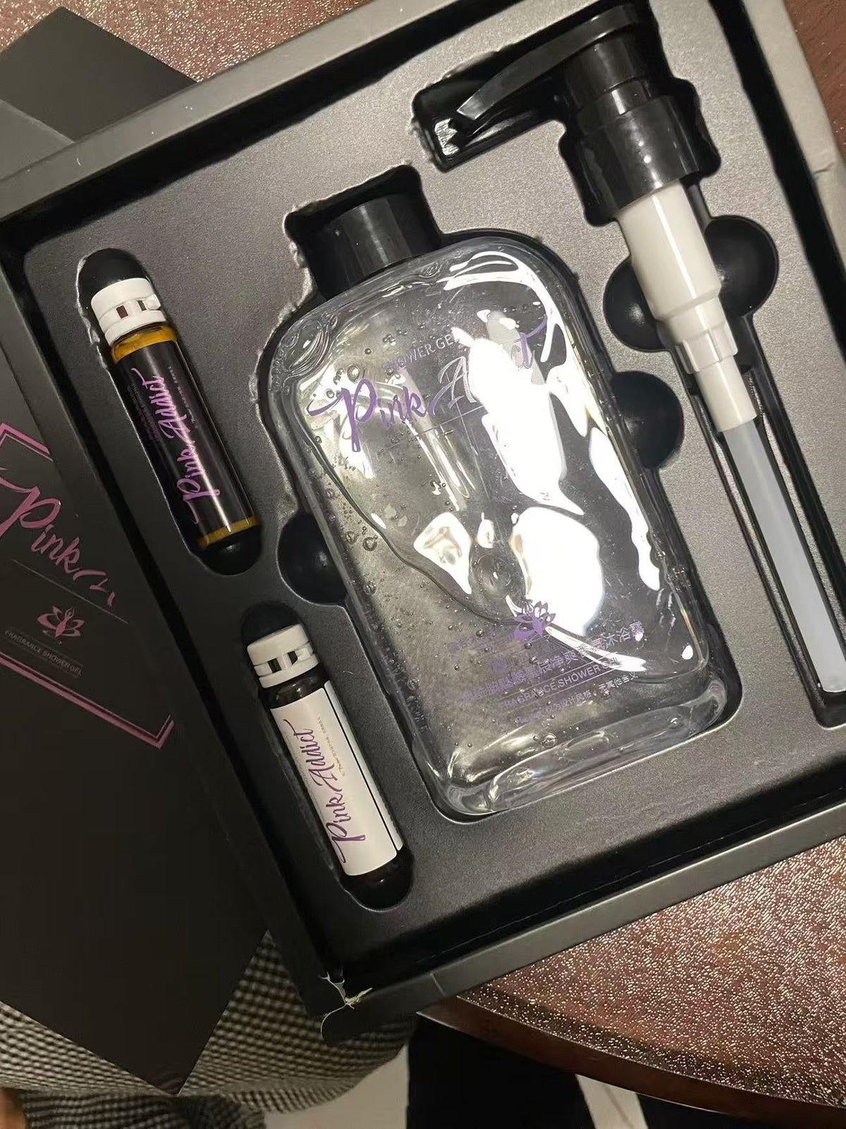 Pink Addict煙醯胺香氛沐浴露禮盒（可diy調香）