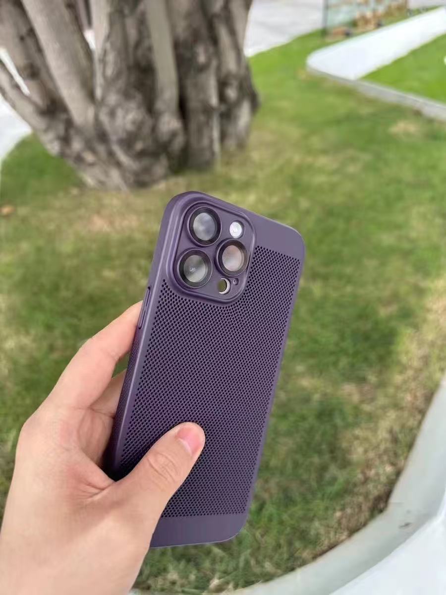 夏季專屬 '͜' iPhone系列鏤空散熱手機殼