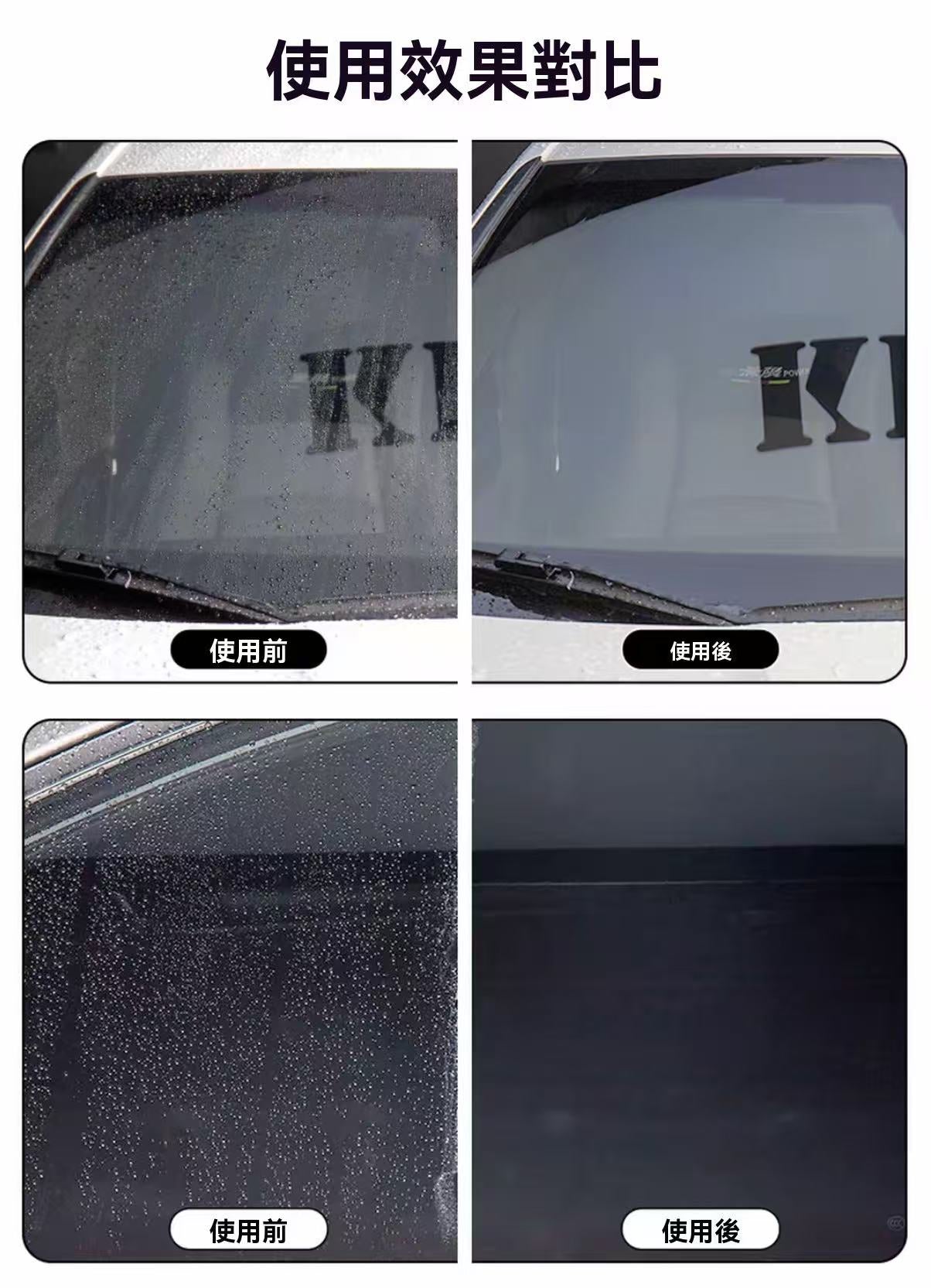 KLCB Glass Polishing Agent | Automotive Glass Oil Film Remover, Coating, and Wax Residue Cleaner