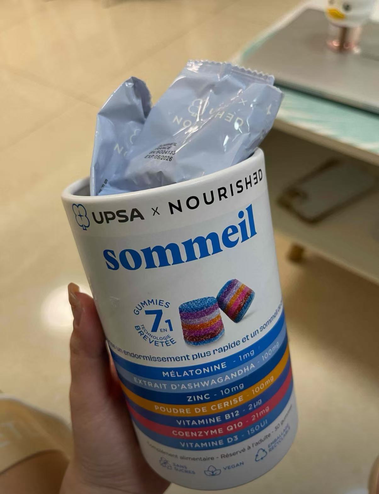UPSA 7-in-1 Sleep Gummies 🌙 Made in France