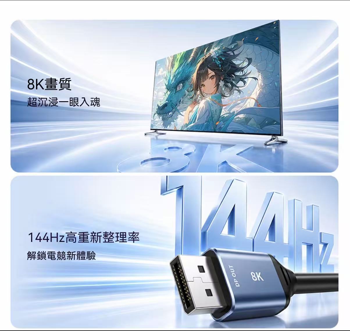 ACASIS HDMI to DP Converter Cable