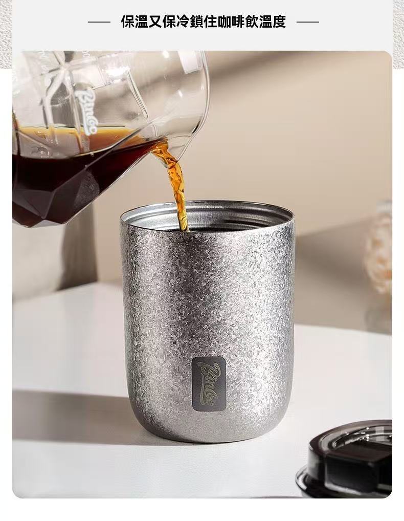 Titanium cup, pure titanium insulated tumbler, men's high-end gift box, double-layer titanium coffee cup
