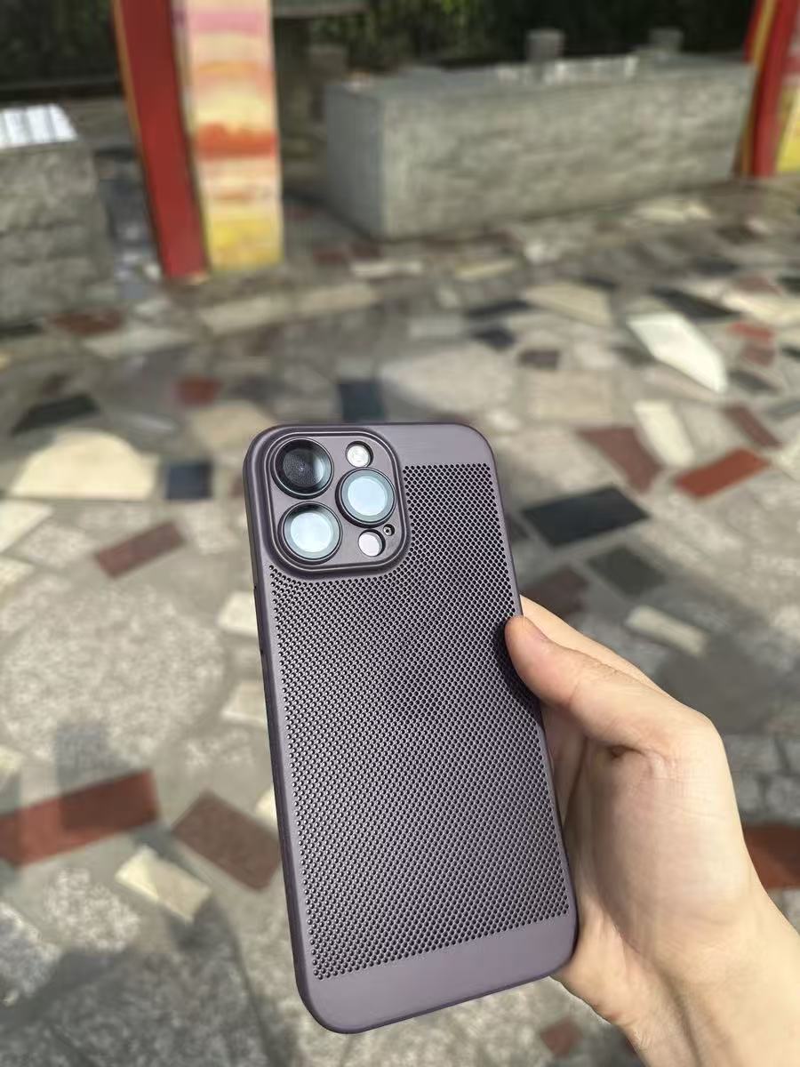 夏季專屬 '͜' iPhone系列鏤空散熱手機殼