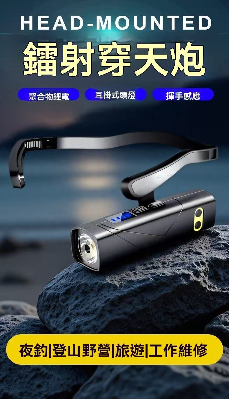 Ear-hook headlamp