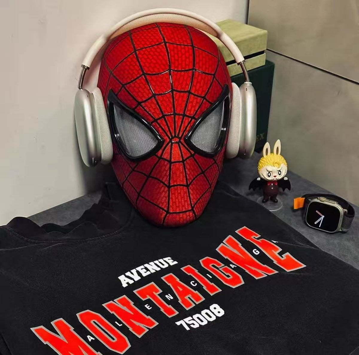 Electric Super Hero Spider-Man Mask