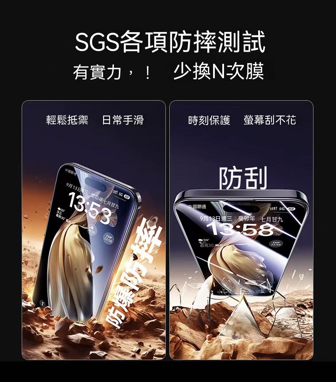 高端抗反射康宁AR钢化膜