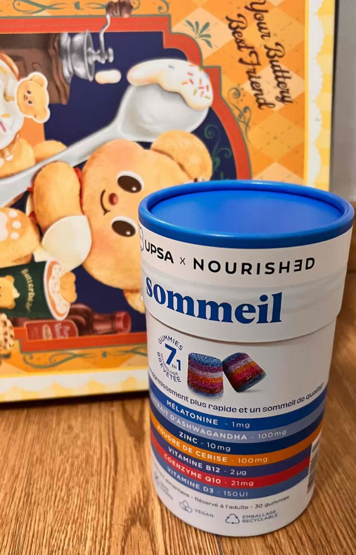 UPSA 7-in-1 Sleep Gummies 🌙 Made in France