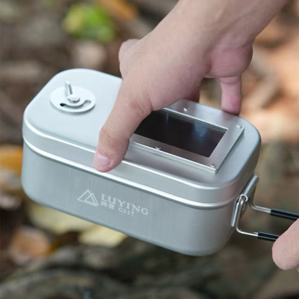 Ultra-thin Outdoor Card Stove, Portable Camping Cassette Stove