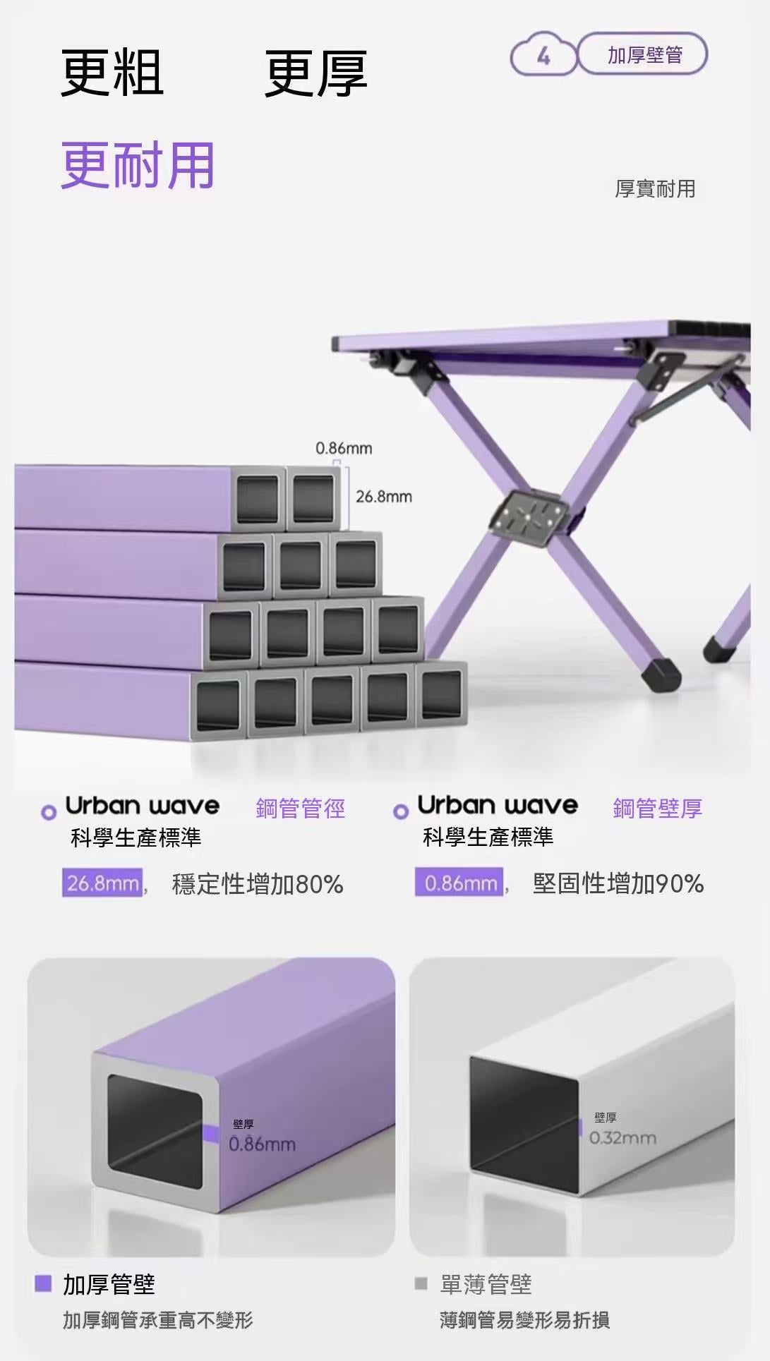 Outdoor Camping Portable Roll-Up Table and Chair Folding Full Set Equipment