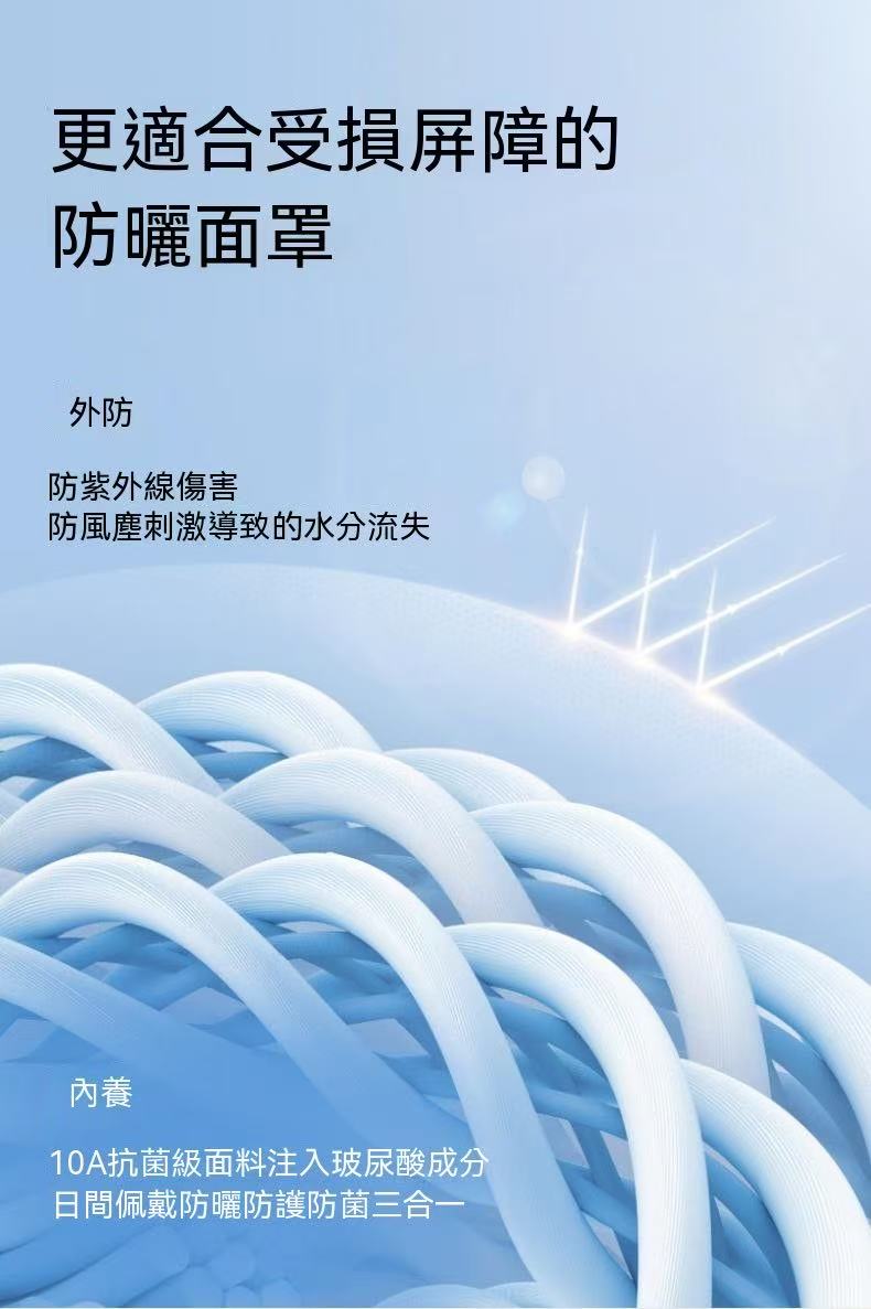Hyaluronic Acid Full Face Sun Protection Mask