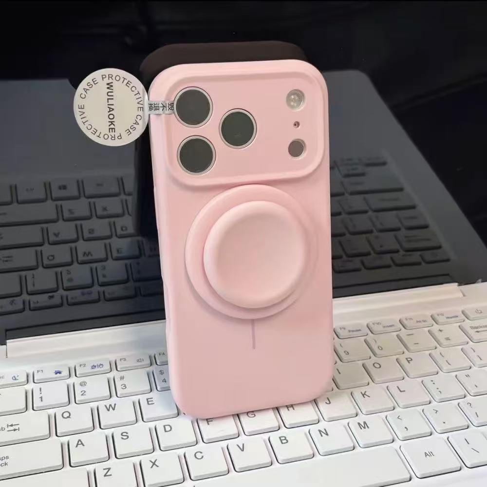 高端磁吸支架液態矽膠手機殼 （適用iPhone 15-17系列）
