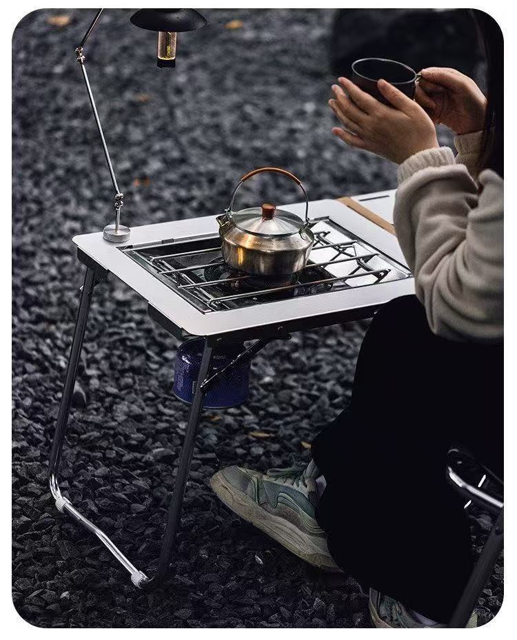 OnwaySports 3-second quick-open tactical table outdoor IGT folding aluminum alloy lightweight camping picnic table