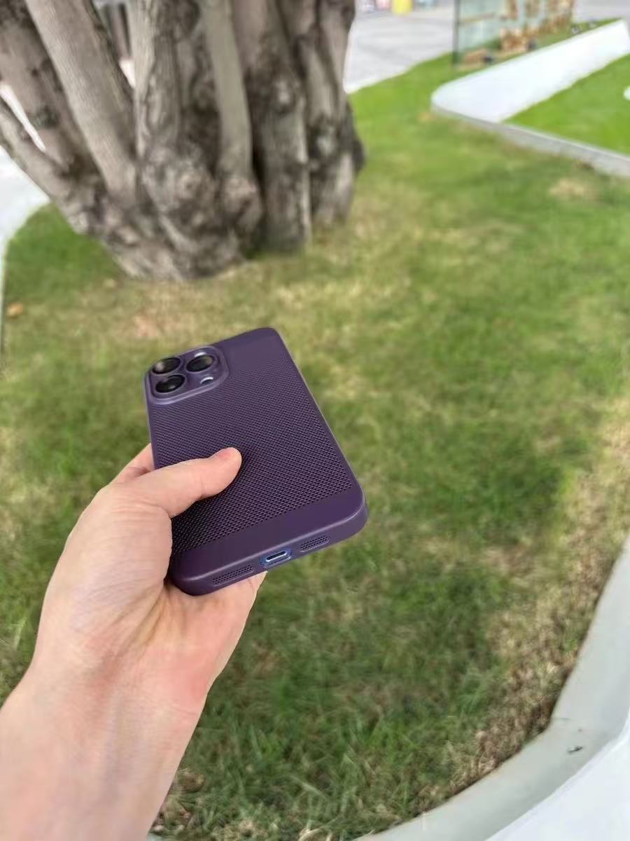 夏季專屬 '͜' iPhone系列鏤空散熱手機殼