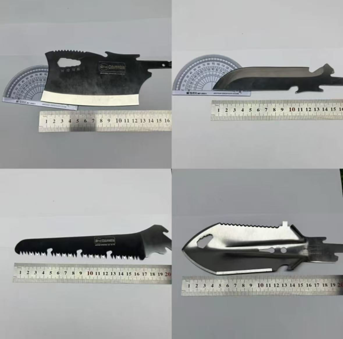 4-in-1 multi-functional outdoor camping tool