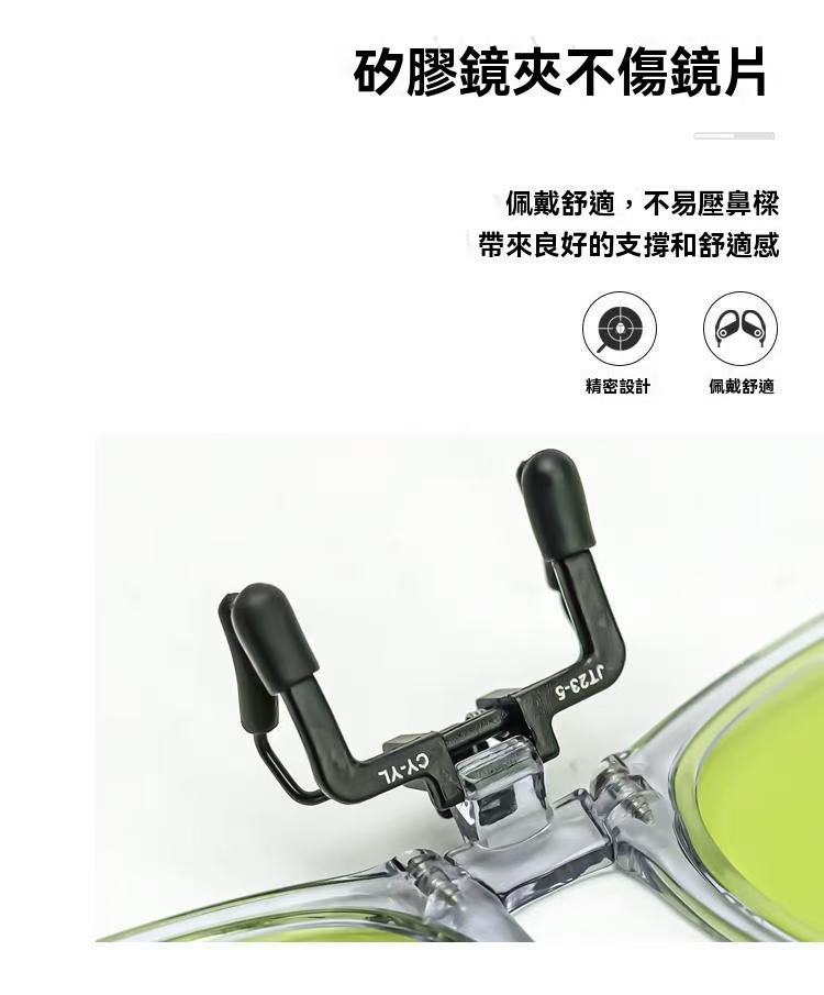 Day and Night Use Transition Night Vision Clip-on Lenses