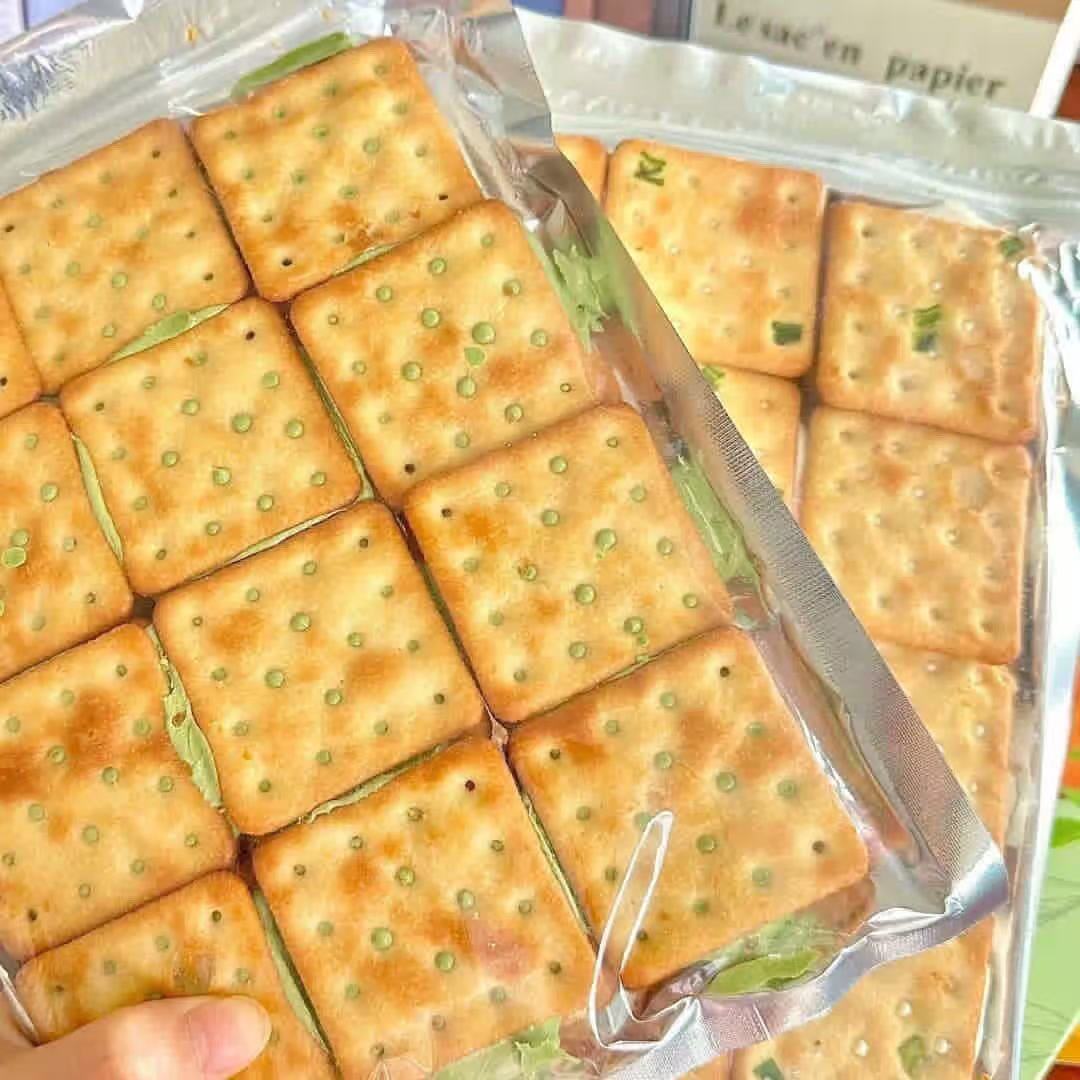 Giant, super satisfying! Hand-torn nougat crackers
