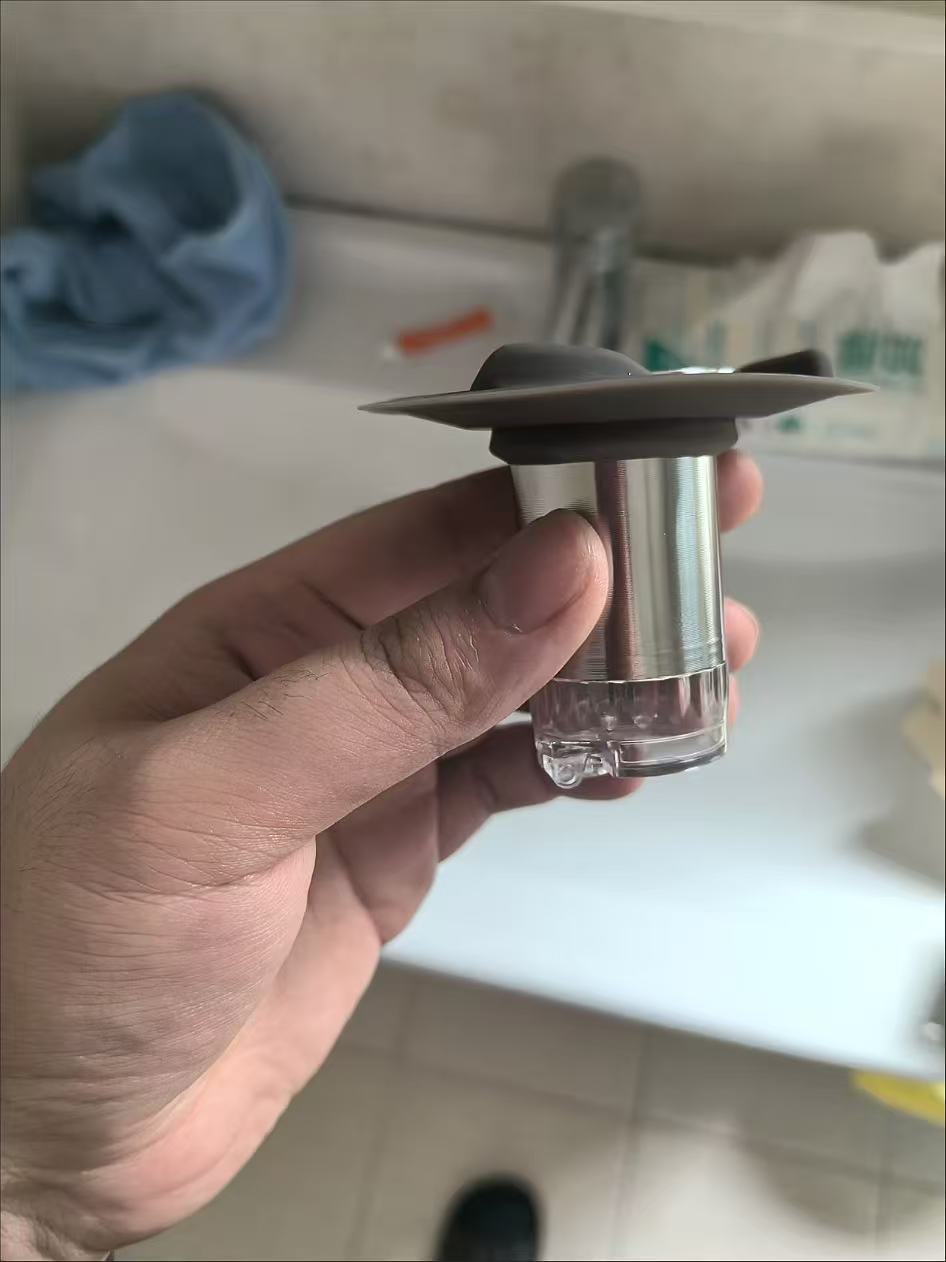 （專利發明！）磁吸分體濾網防臭地漏芯