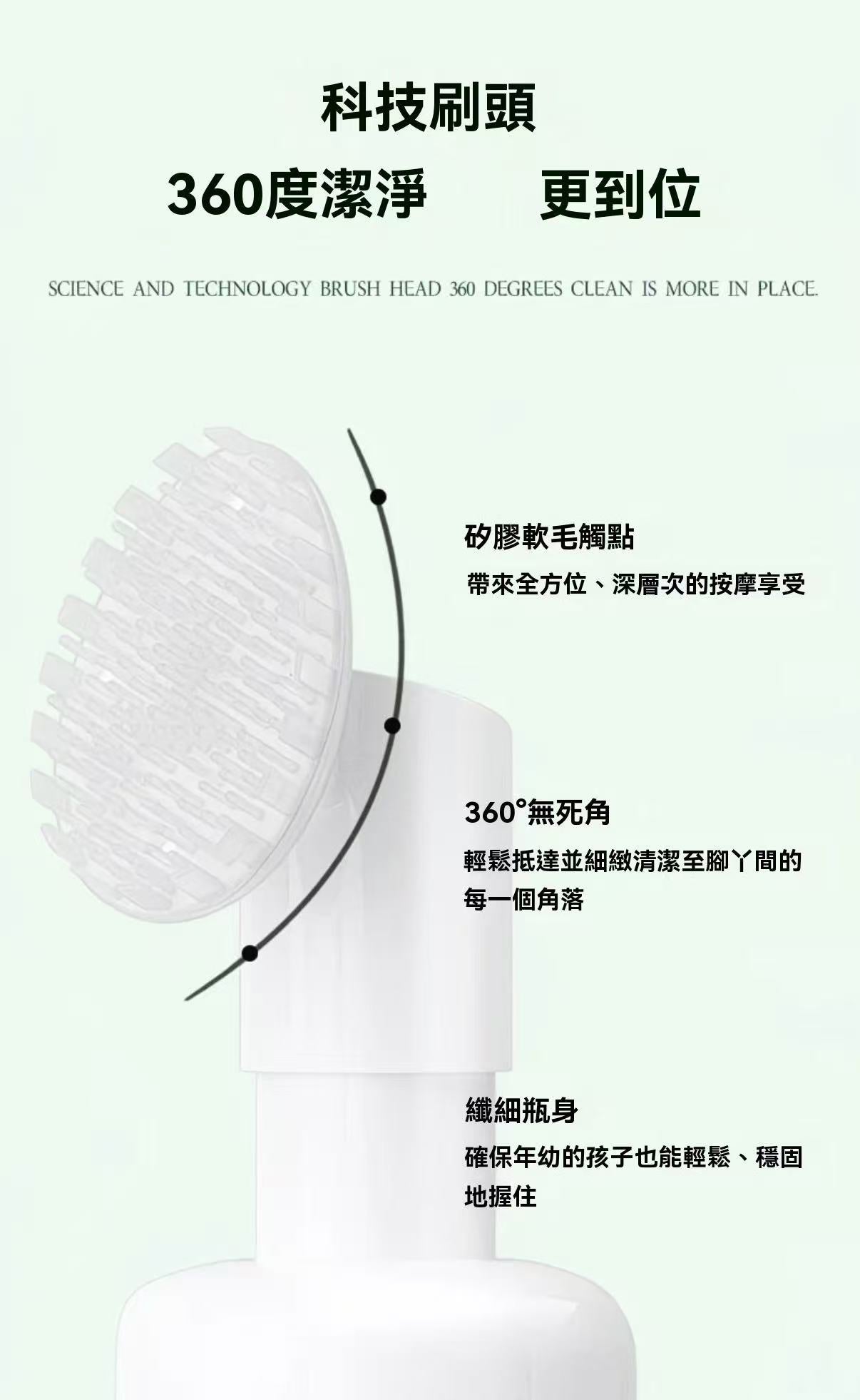 Stinky Foot Wash Foot Bubbling Brush