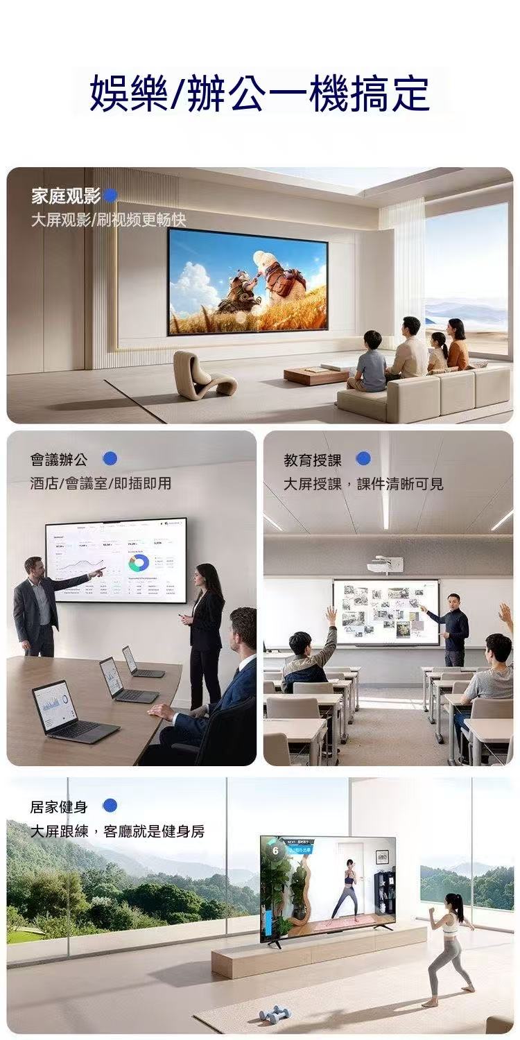 Green Energy 4K Screen Mirroring Device, Point-to-Point HD Wireless Long-Distance Screen Mirroring Artifact Converter