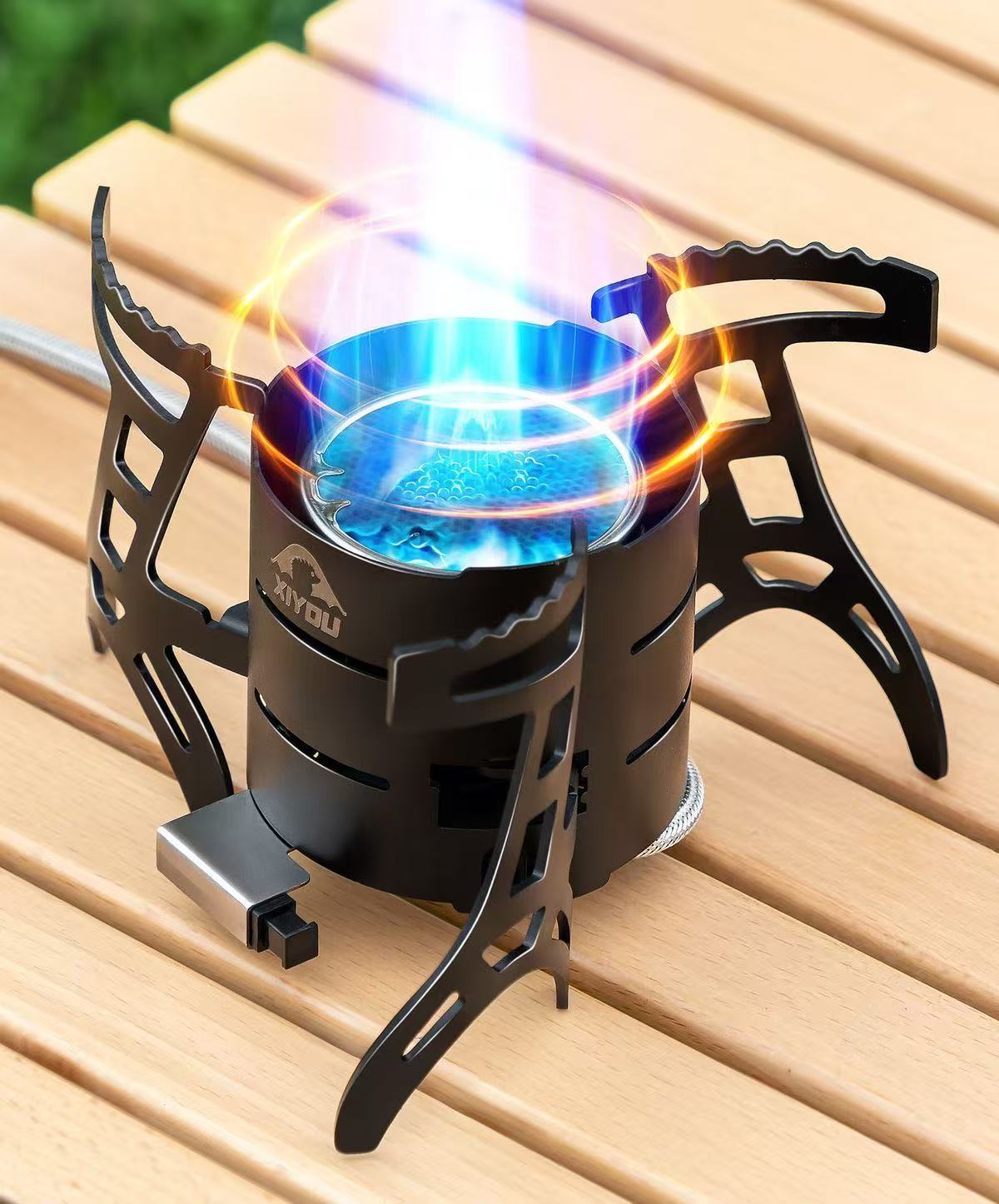 Outdoor Hiking Camping Foldable Cassette Stove High Power Lightweight Cooker