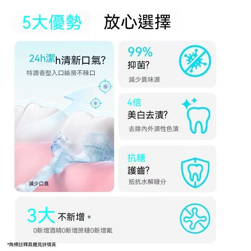 搖搖瓶雙層精油漱口水