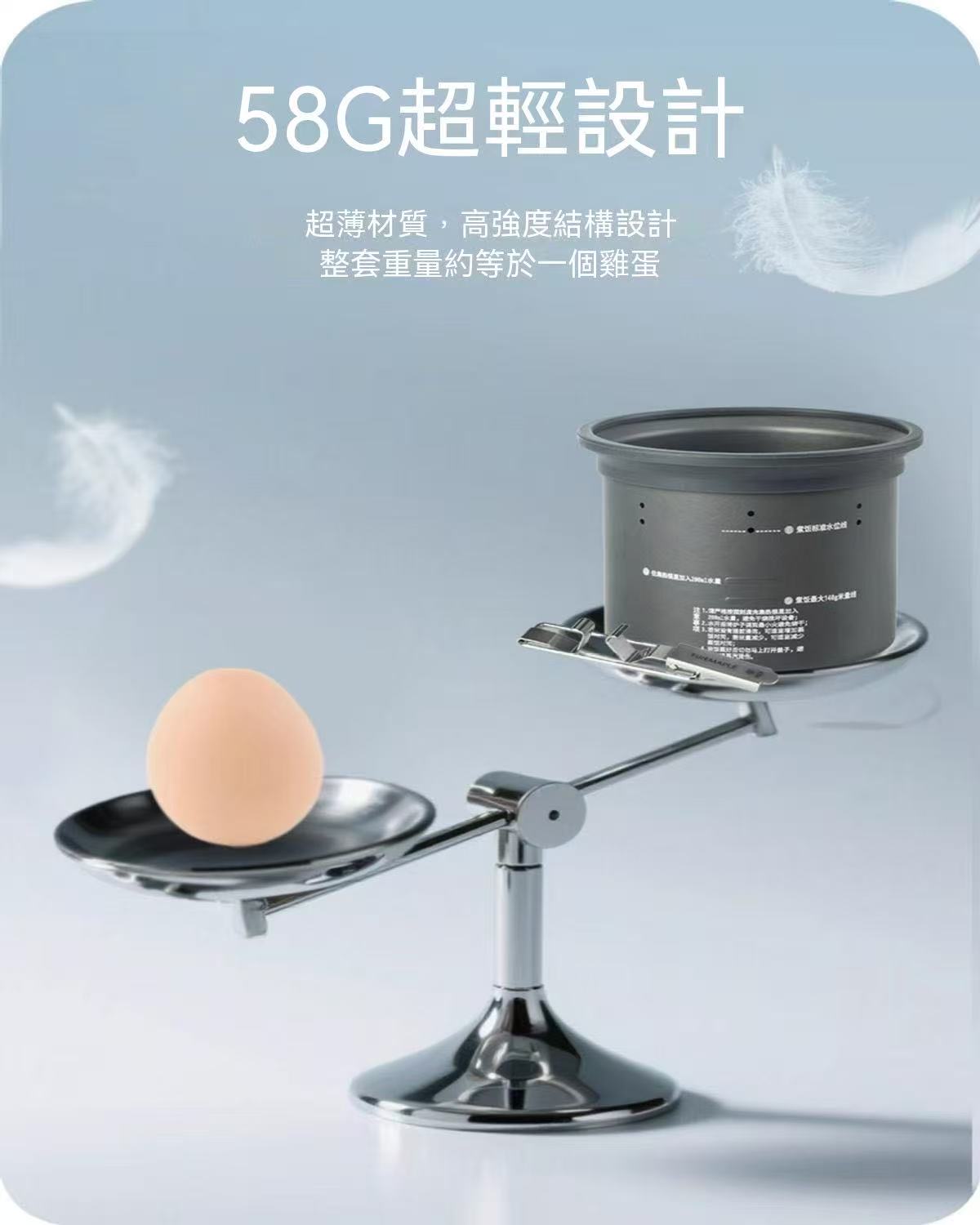 G3 Micro-Pressure Rice Cooker Outdoor Cookware Hiking Gadget for Lazy People, Non-Stick and Anti-Overflow