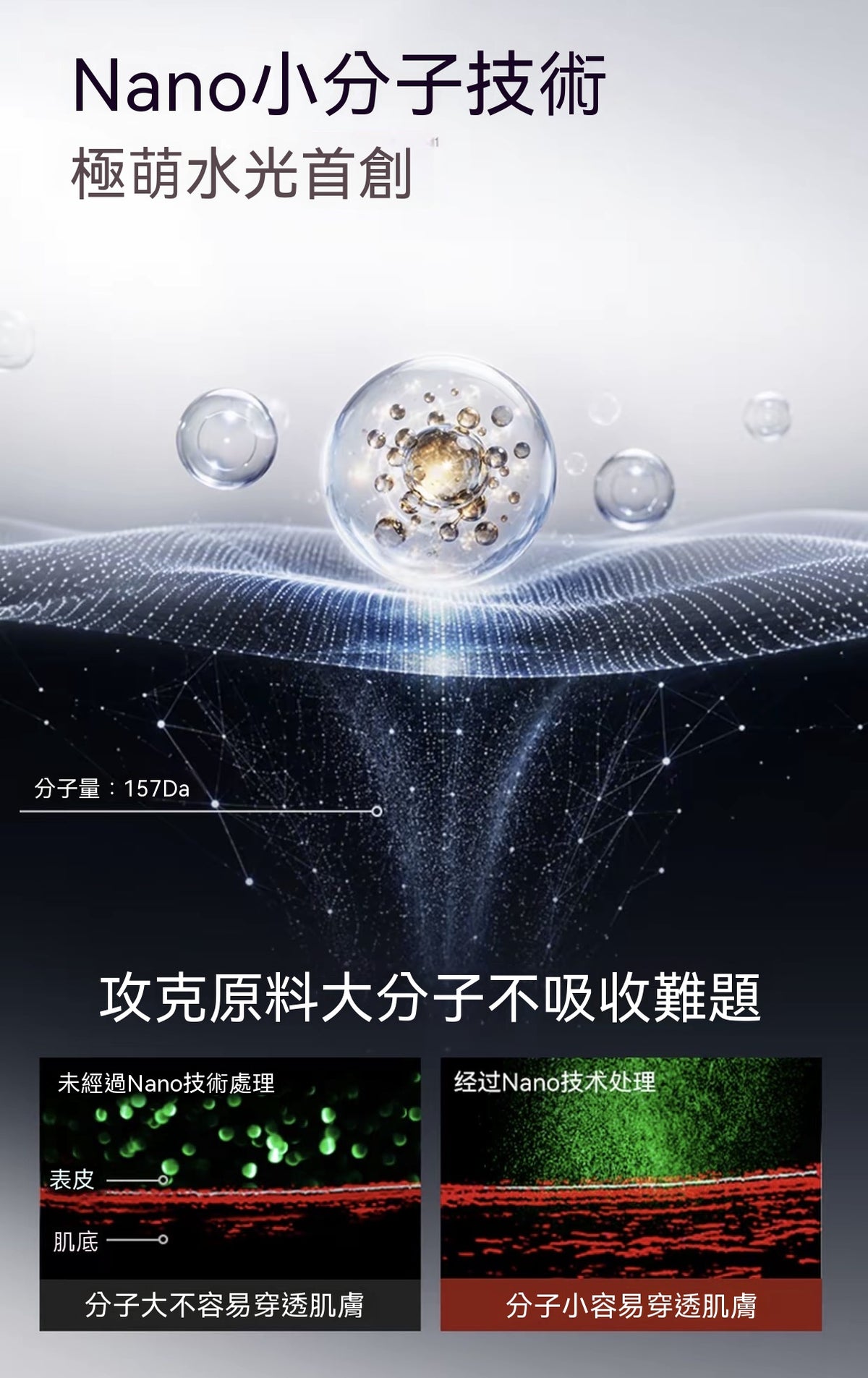 水光mini全臉抗皺緊致淡紋次拋精華安瓶美容護膚品（版本混發）