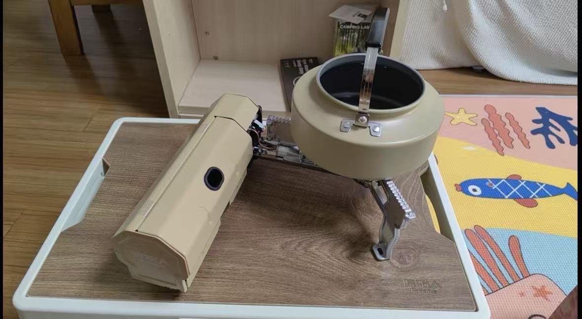 Portable outdoor cassette stove, camping hot pot stove, field stove, gas stove