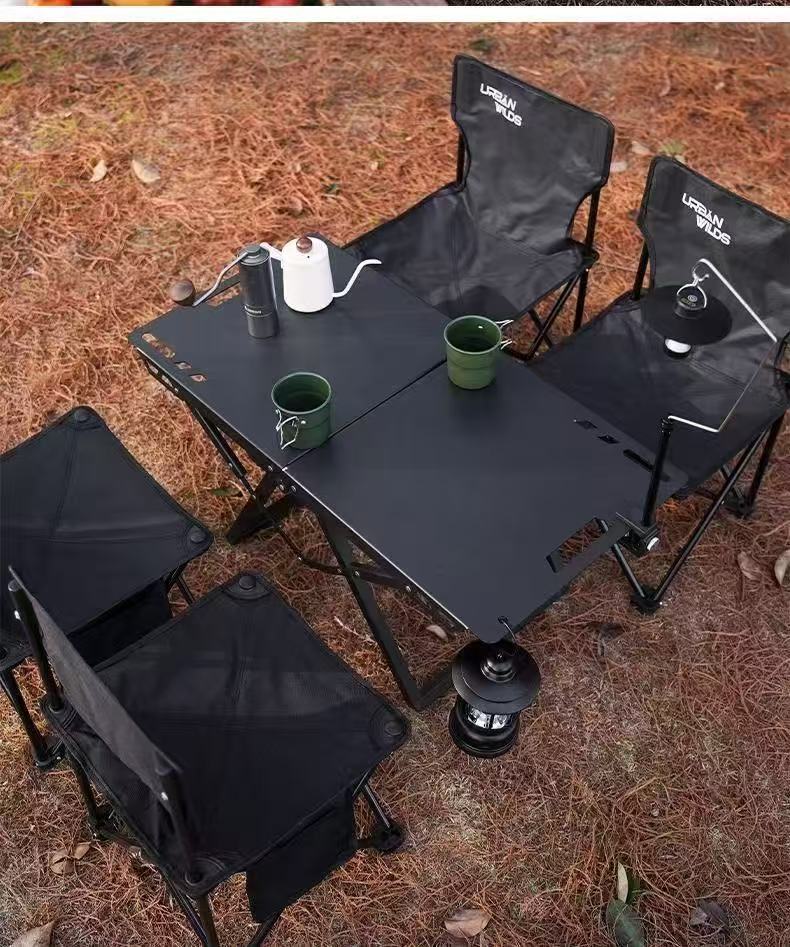 Outdoor folding table, lightweight camping, multifunctional tactical outdoor cooking