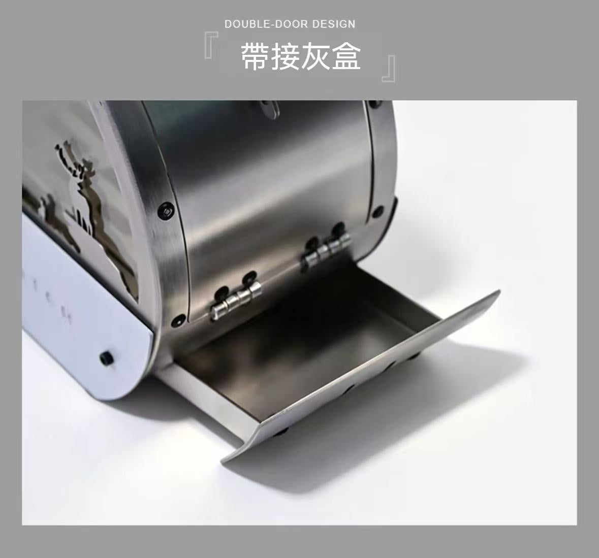 露營多功能小型桌面氛圍燈取暖爐