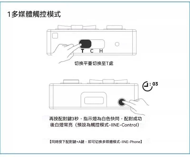 Pocket Mini Multi-function Bluetooth Gamepad