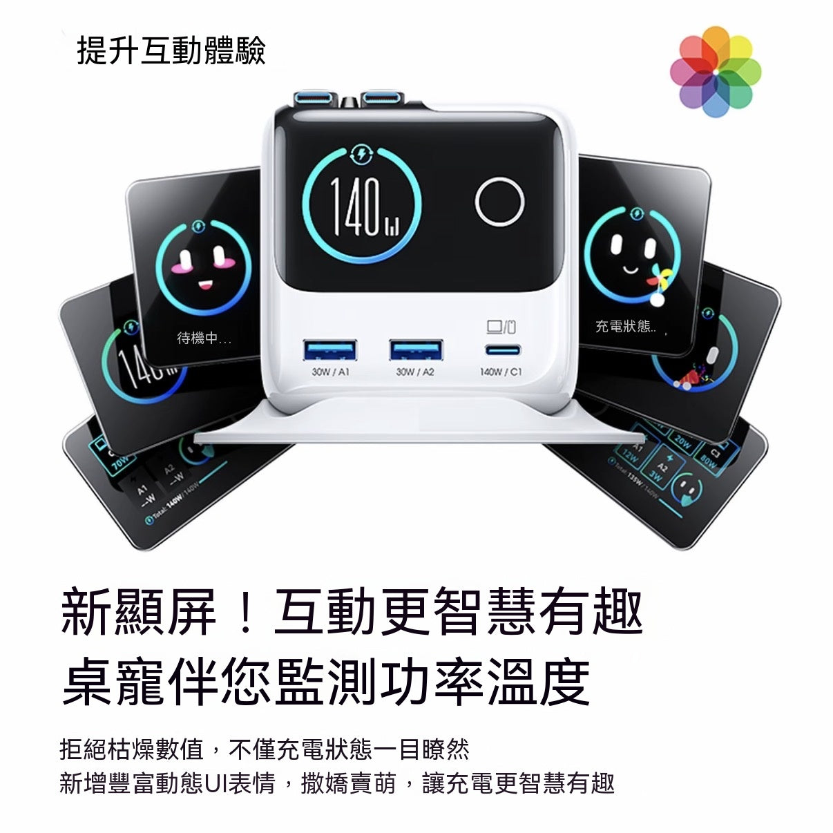 小雲堡Ultra桌面超充站