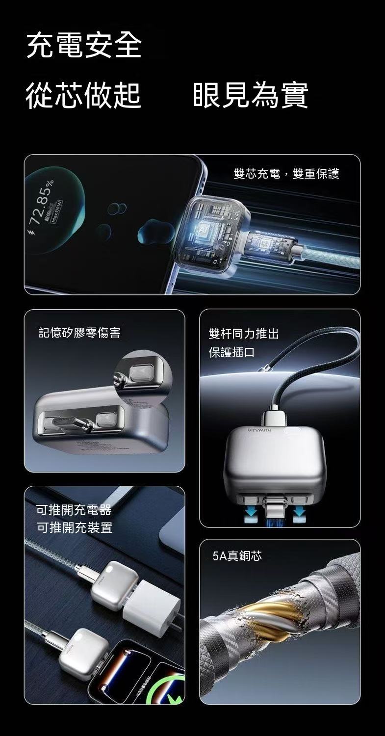 Fully Charged Automatic Disconnect Charger - AI Smart Power Cutoff Model
(Compatible with iPhone/Android)