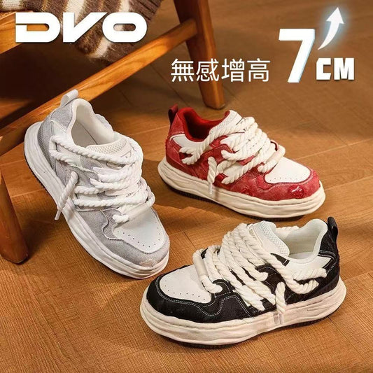 New High-End 7/8CM Invisible Internal Elevated Fashion Shoes