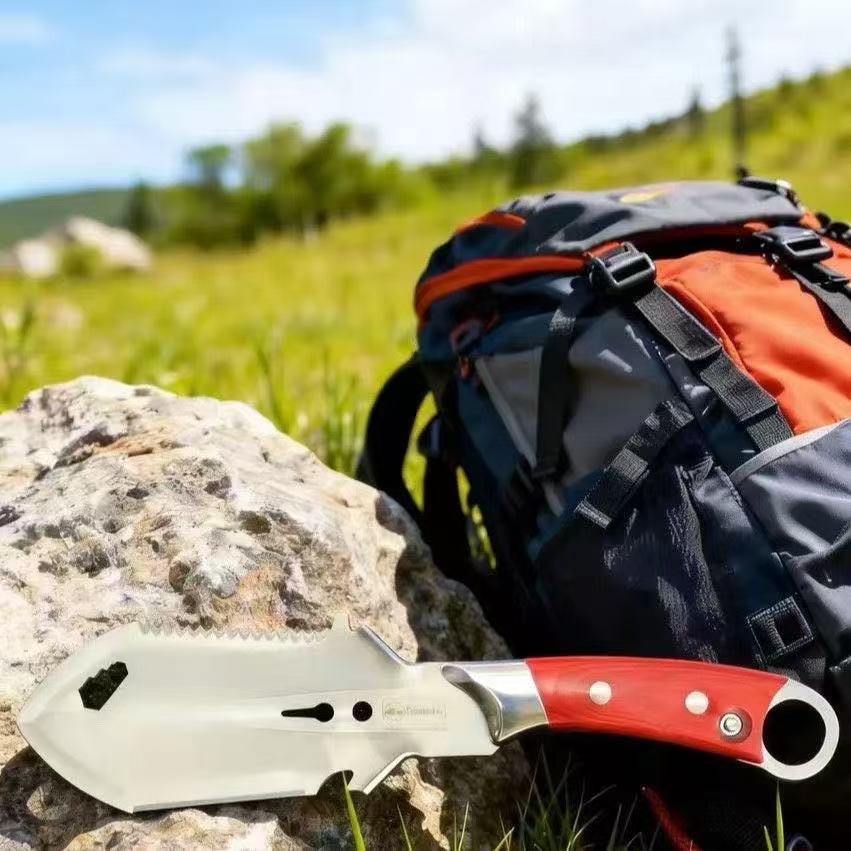 4-in-1 multi-functional outdoor camping tool