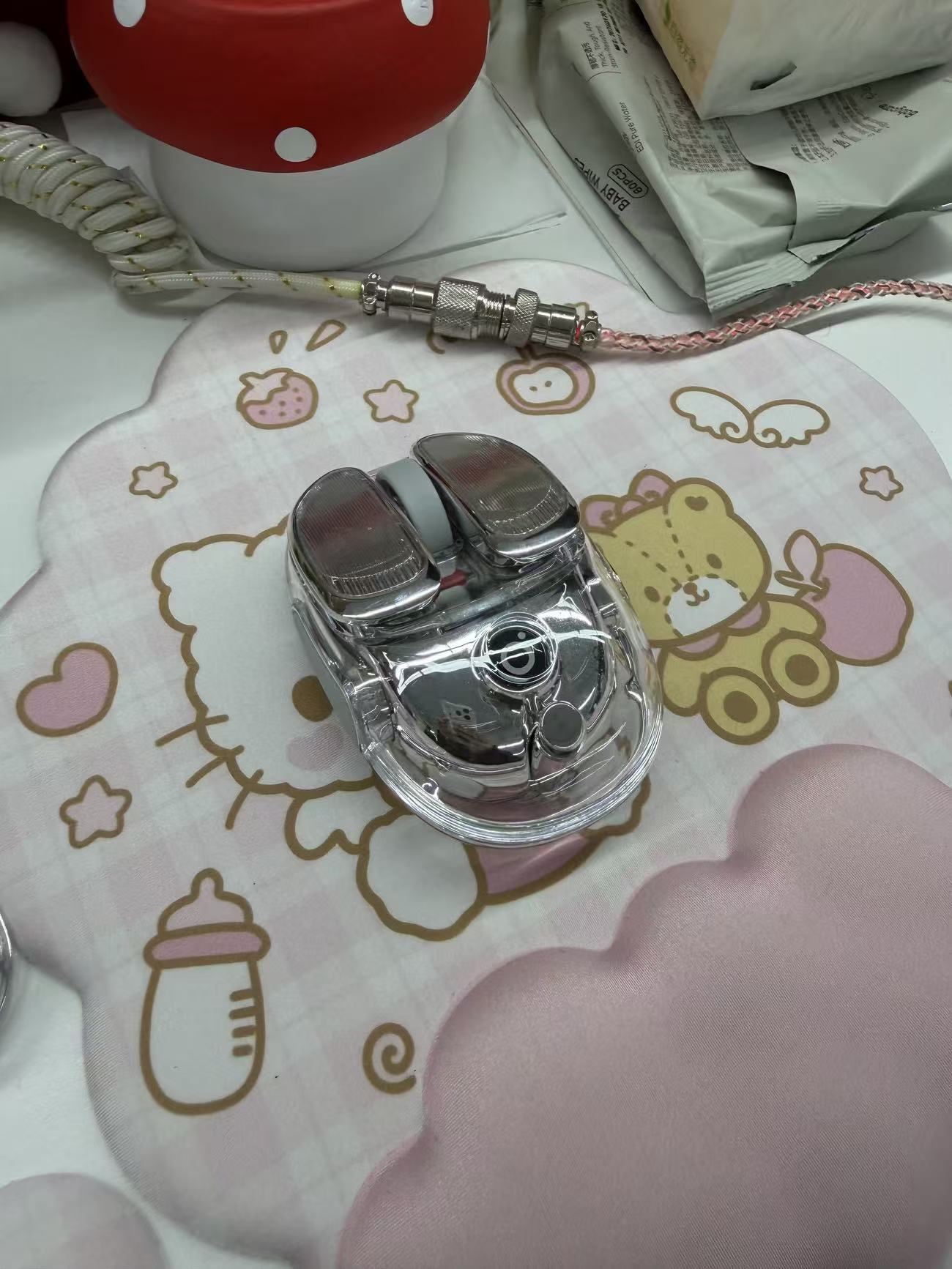 （高顏值神鼠🖱️）Q9透明無線滑鼠