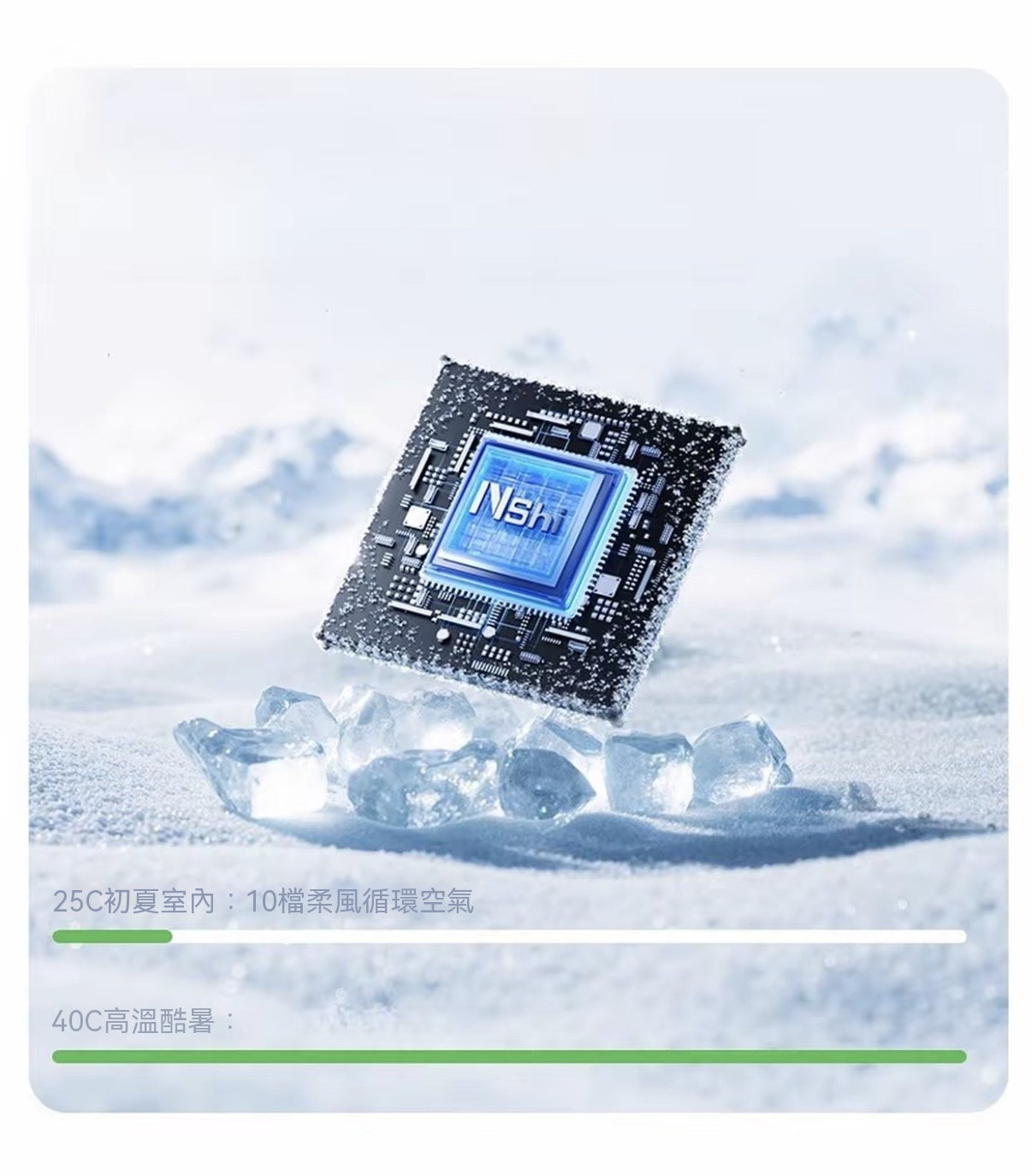 負離子桌面循環風扇