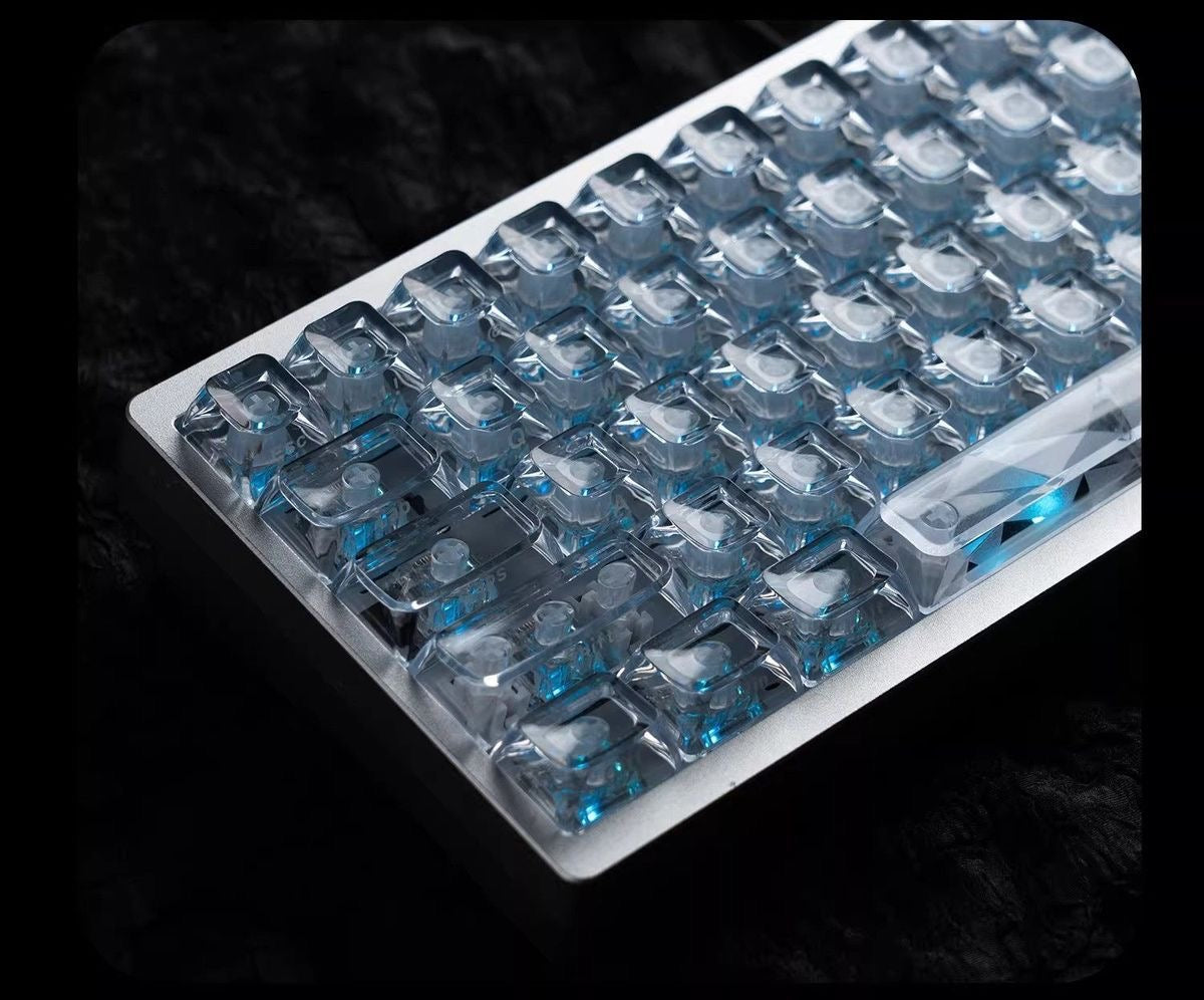 Womier心棱透冰晶魄ASA侧刻高透键盘帽