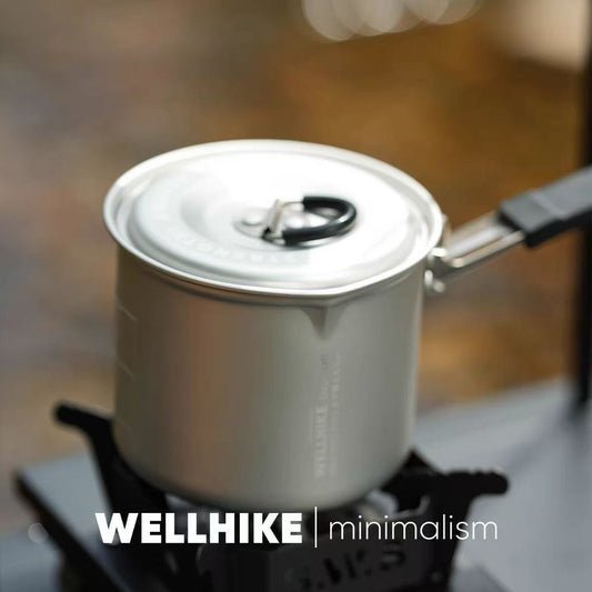 Single Folding Hiking Camping Pot