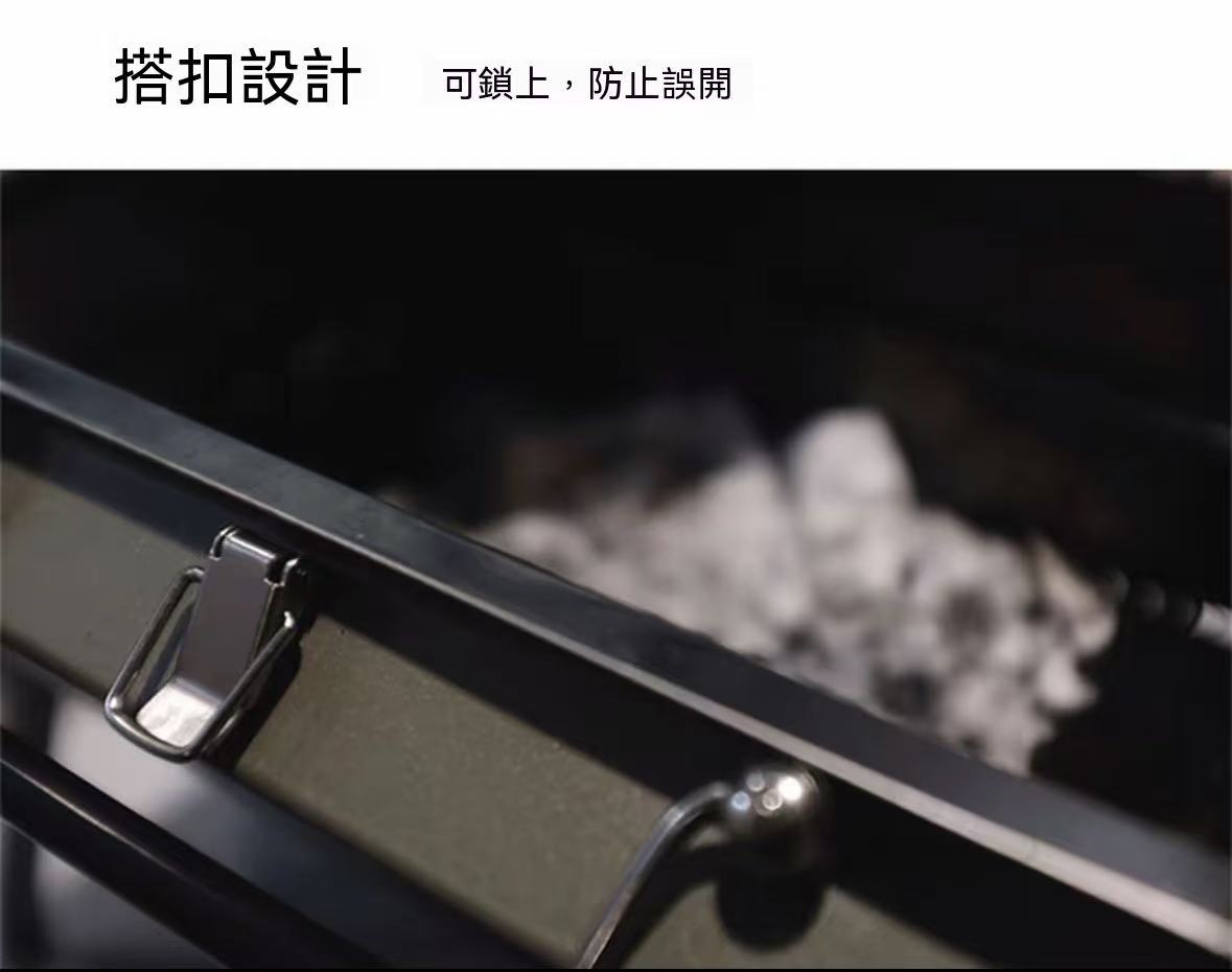 戶外露營便攜式手提箱式折疊燒烤爐